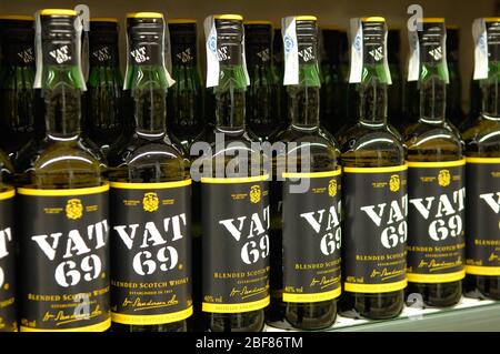 Iva 69,Scotch whisky blended Foto Stock