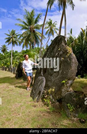 Staingeldbank, Yap, Mikronesien, Pazifik, Föderierte Staaten von Mikronesien, Australien Foto Stock