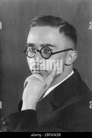 Heinrich Luitpold Himmler 7 ottobre 1900 C 23 maggio 1945) qui, Himmler nel 1929. Fotografia di Heinrich Hoffmann Foto Stock