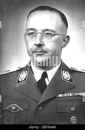 Heinrich Luitpold Himmler 7 ottobre 1900 C 23 maggio 1945) Foto Stock