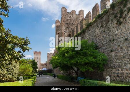 Blumenfest a Este, Provinz Padova, Veneto, Italien, Europa Foto Stock