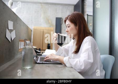 sede sotto l'epidemia di coronavirus Foto Stock