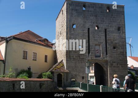 Freistadt, eine oberösterreichische Stadtgemeine mit ca. 8000 Einwohner im unteren Mühlviertel, Austria, Europa Foto Stock