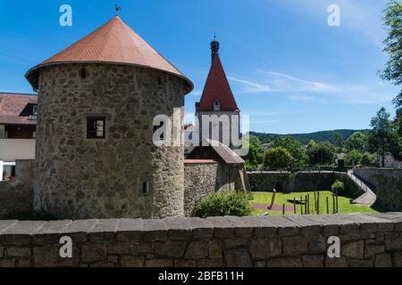 Freistadt, eine oberösterreichische Stadtgemeine mit ca. 8000 Einwohner im unteren Mühlviertel, Austria, Europa Foto Stock