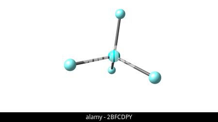 Il tetrafluoruro di xeno è un composto chimico di formula chimica XeF4 Foto Stock
