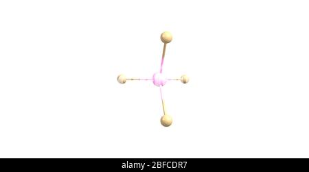 Il tetrafluoruro di xeno è un composto chimico di formula chimica XeF4 Foto Stock