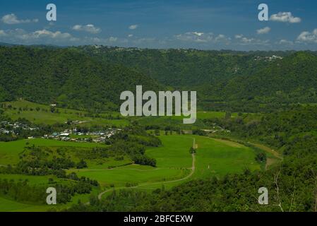 Valle di San Lorenzo, Morovis PR Foto Stock