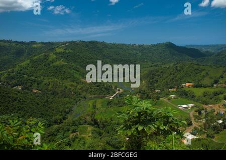 Puente Roto, Ciales-Morovis, PR Foto Stock