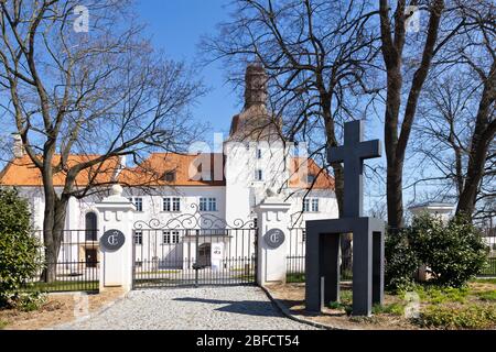 zámek, Dolní Břežany, Praha, Ceska republika / castello, Dolni Brezany vicino Praga, Repubblica Ceca Foto Stock