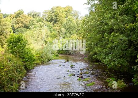 The River North Esk, Roslin Glen Country Park, Midlothian, Scozia, Regno Unito. Foto Stock