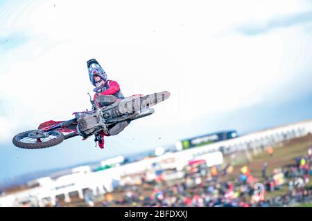 Winchester, Italia. 1 marzo 2020. winchester, Italia, 01 marzo 2020, Tim Gajser (SLO) Team HRC Classe MXGP durante - - credito: LM/Davide Messora Credit: Davide Messora/LPS/ZUMA Wire/Alamy Live News Foto Stock