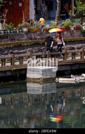 Fenghuang, città di Fenixes, nella provincia di Hunan. Foto Stock