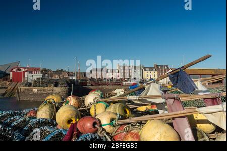 Arbroath Harbour Foto Stock