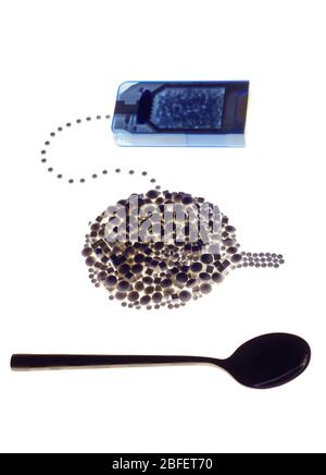 Secondo un articolo nel giornale dell'associazione medica americana, gli edulcoranti artificiali, piuttosto che essere un aiuto di perdita del peso, possono persino fare Foto Stock