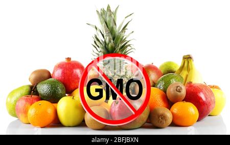 Frutta fresca senza ogm Foto Stock