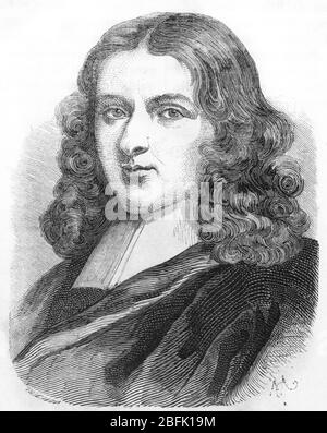 Ritratto di Pierre Bayle (1647-1706), filosofo e scrittore francese - Foto Stock