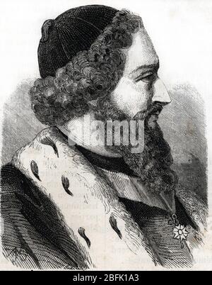 Ritratto di Joseph Pitton de Tournefort (1656-1708) Foto Stock