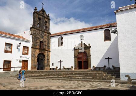 Facciata esterna del museo Insular de la Palma in Plaza de San Francisco (Santa Cruz de la Palma, la Palma, Isole Canarie, Spagna) Foto Stock