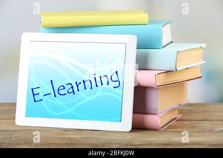 L'E-learning concept Foto Stock
