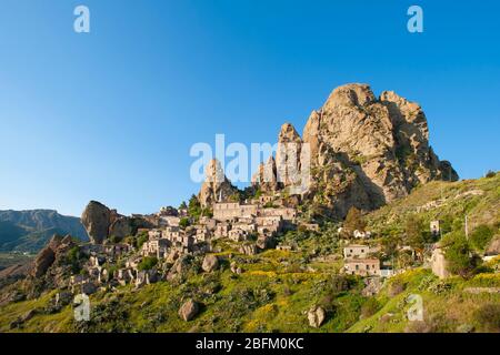 Italia - Calabria - Aspromonte Parl Nazionale - Pentedattilo Foto Stock