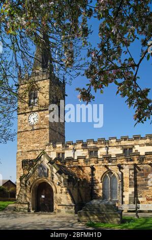 UK,South Yorkshire,Rotherham,Wath upon Dearne,All Saints Church Foto Stock
