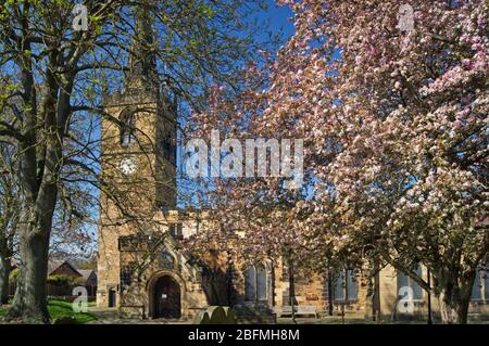 UK,South Yorkshire,Rotherham,Wath upon Dearne,All Saints Church Foto Stock