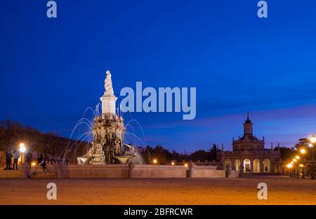 Plaza de San Antonio. Aranjuez. Madrid. España Foto Stock