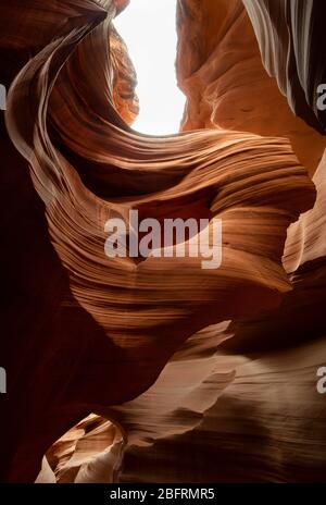 Abbassare Antelope Canyon in Arizona Foto Stock