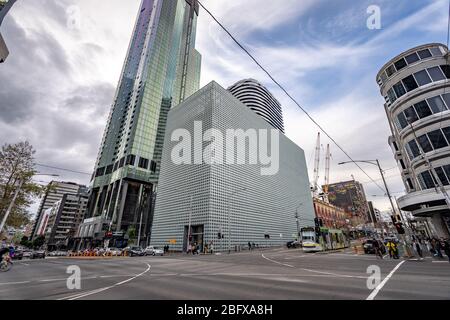 Melbourne, Australia - RMIT Design Hub Building Foto Stock