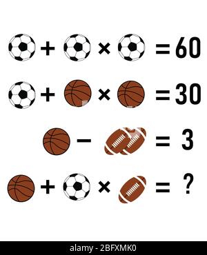 puzzle di moltiplicazione somma matematica. gioco educativo di matematica per bambini. Illustrazione Vettoriale