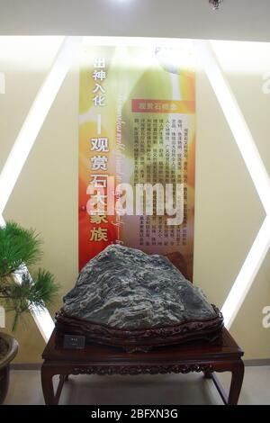 Taishan Stone Geological Exhibition Hall of Shandong Provincial Bureau of Geology and Mineral Resources Foto Stock