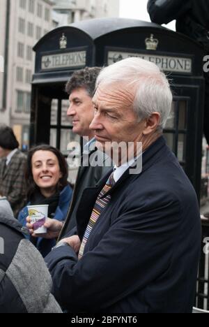 L'ex primo Ministro Margaret Thatcher, cerimonia funebre, marzo a Fleet Street, Londra Foto Stock