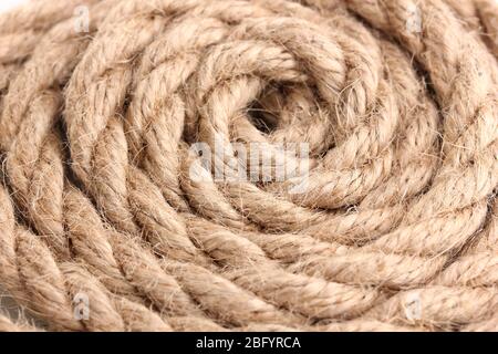 Matassa di corda da vicino Foto Stock