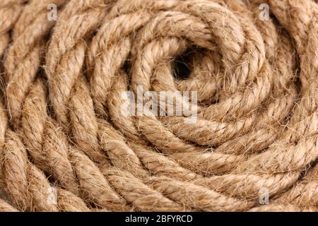 Matassa di corda da vicino Foto Stock