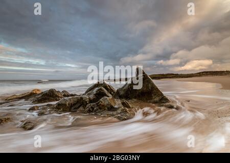 Ballytrent Beach Wexford Irlanda Foto Stock