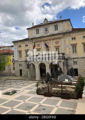 Teatro dell'Opera di São Carlos a Lisbona Foto Stock