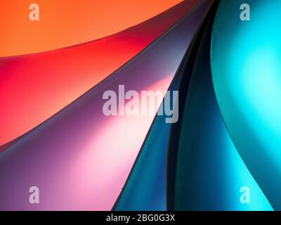 forme astratte colorate Foto Stock