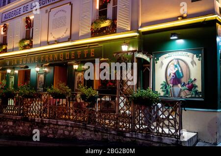 Quartiere Montmartre di Parigi, Francia. Foto Stock