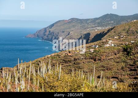 Paesaggio sulla Palma, isole canarie, spagna Foto Stock