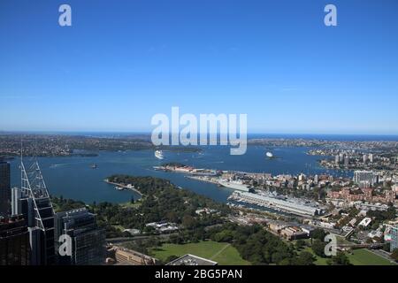 Vista dal Tower Eye, Sydney, Australia Foto Stock