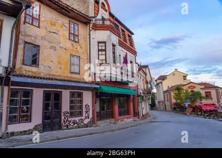 Varie attrazioni turistiche di Veliko Tarnovo, Bulgaria Foto Stock