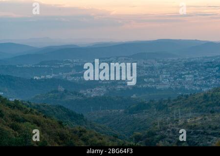 Varie attrazioni turistiche di Veliko Tarnovo, Bulgaria Foto Stock