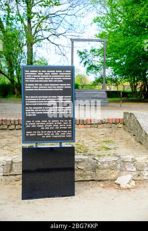 Campo di concentramento di Gestapo Auschwitz Birkenau campo di concentramento Oświęcim Museo Polonia meridionale Europa UE UNESCO Foto Stock