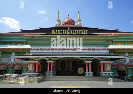 Moschea Masjid Raya al Bantani, Serang, Banten, Indonesia Foto Stock