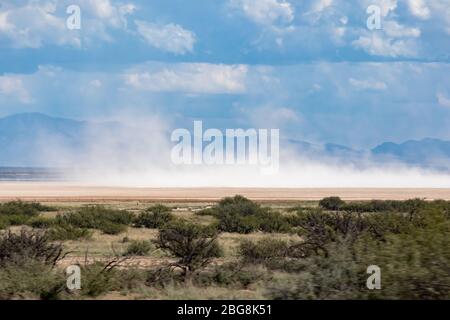 Tempesta di polvere in Arizona Foto Stock