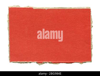 Carta di cartone tessuto sfondo isolato Foto Stock