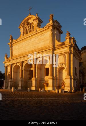 Fontana dell'acqua Paola , Gianicolo Hill Roma Foto Stock