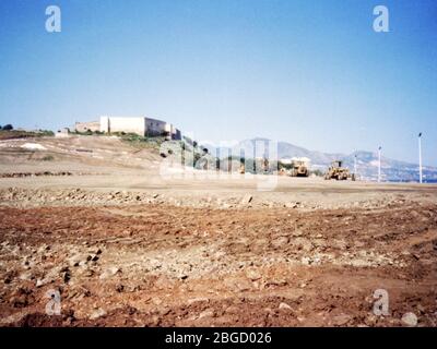 Castello di Sohail, Fuengirola, provincia di Málaga, Andalusia, Spagna. Foto scansionata intorno all'anno 2000. Foto Stock