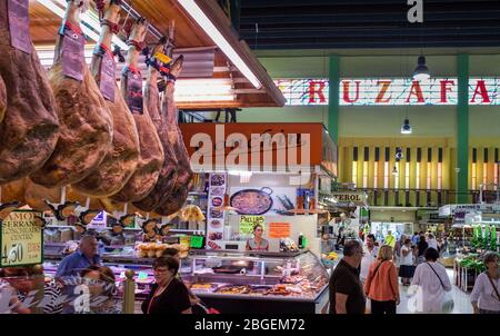 Mercat de Russafa o Mercat de Ruzafa a Valencia Spagna Foto Stock