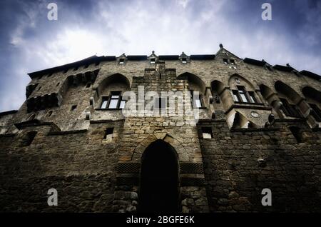 Castello di Burg Kreuzenstein a Leobendorf, vicino a Vienna (Austria) Foto Stock